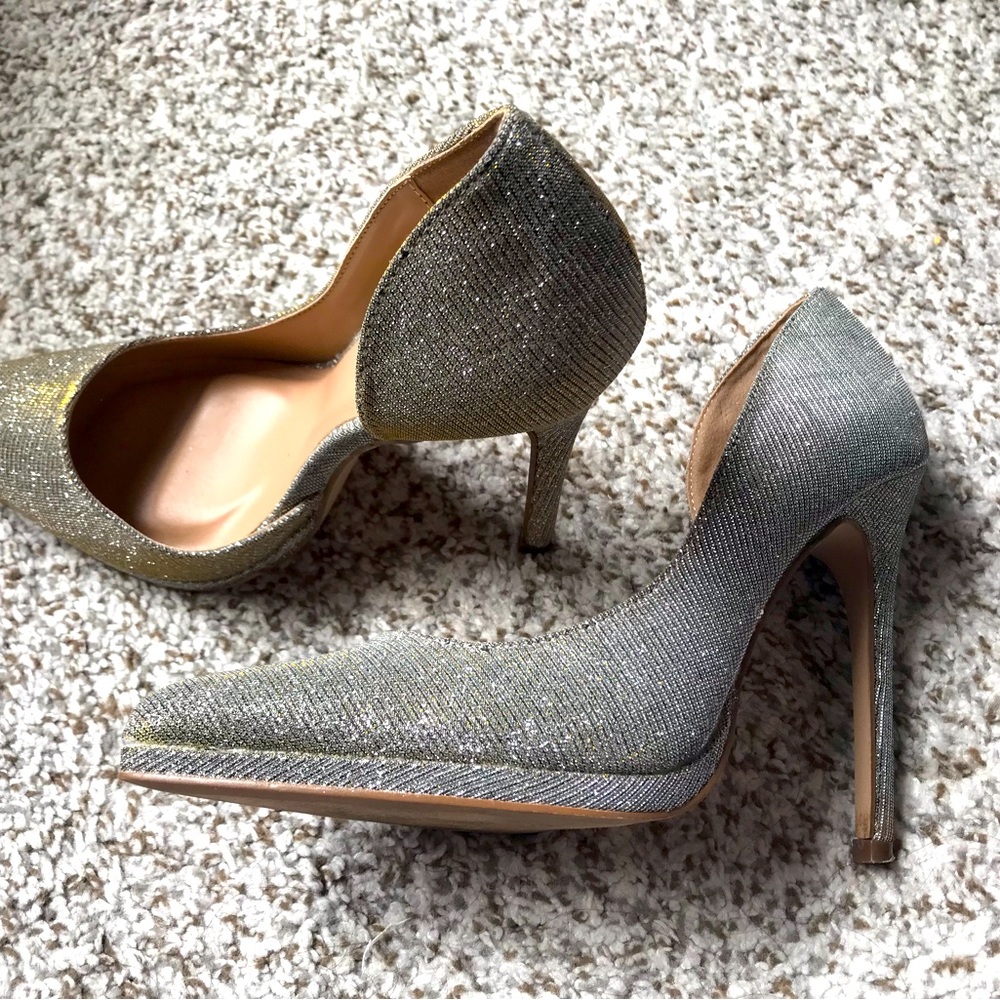 Silver heels